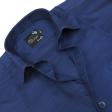 Self Design Navy Blue Shirt : Business