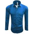 Self Design Twilight Blue Shirt : Slim