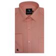 Self Design Peach Shirt : Business