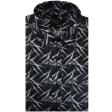 Print Black Shirt : Party