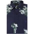 Print Purple Shirt : Party