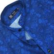 Print Blue Shirt : Party