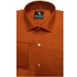 Plain Rust Shirt : Business