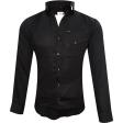 Checks Black Shirt : Ditto