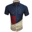 Combination Navy Blue Shirt : Ditto