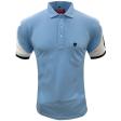 Combination Aqua Blue T-shirt : Regular