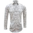 Print White Shirt : Slim