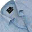 Self Design Blue Shirt : Business