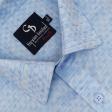 Self Design Blue Shirt : Business