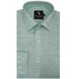 Self Design Green Shirt : Business