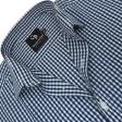 Checks Navy Blue Shirt : Business