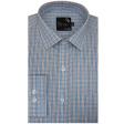 Checks Blue Shirt : Business