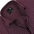 Stripes Maroon Shirt : Business