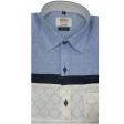 Print Blue Shirt : Ditto
