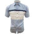 Print Blue Shirt : Ditto