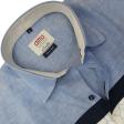 Print Blue Shirt : Ditto