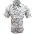 Print Blue Shirt : Ditto