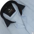 Self Design Light Blue Shirt : Business