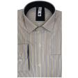 Stripes Gray Shirt : Slim