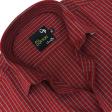 Checks Maroon Shirt : Business