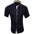 Combination Navy Blue Shirt : Ditto