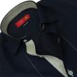 Combination Navy Blue Shirt : Ditto