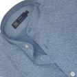 Print Blue Shirt : Party