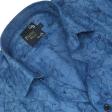 Print Blue Shirt : Party