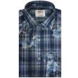 Print Blue Shirt : Ditto