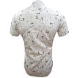 Print Blue Shirt : Ditto