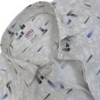 Print Blue Shirt : Ditto