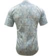 Print Blue Shirt : Party