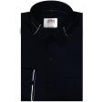 Combination Navy Blue Shirt : Ditto