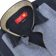 Combination Navy Blue Shirt : Ditto