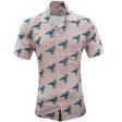 Prints Peach Shirt : Ditto