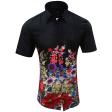Print Black Shirt : Party