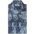 Print Blue Shirt : Ditto