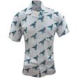 Print Blue Shirt : Ditto