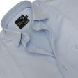 Self Design Light Blue Shirt : Business