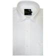 Self Design White Shirt : Business
