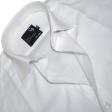 Self Design White Shirt : Business