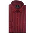 Stripes Maroon Shirt : Business