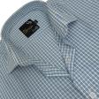 Checks Blue Shirt : Business