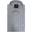 Stripes Navy Blue Shirt : Business