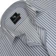 Stripes Navy Blue Shirt : Business