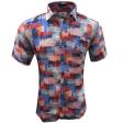 Print Blue Shirt : Ditto