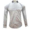 Self Design Gray Shirt : Slim