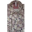 Print Peach Shirt : Slim