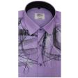 Handpainted Mauve Shirt : Ditto