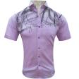 Handpainted Mauve Shirt : Ditto